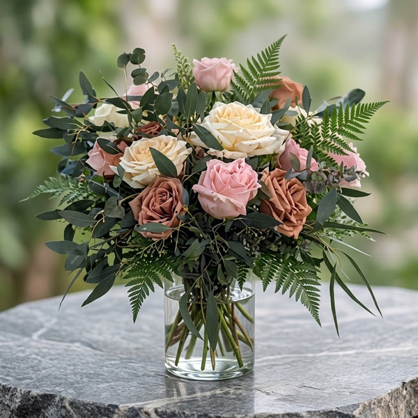 Golden Radiance Vases