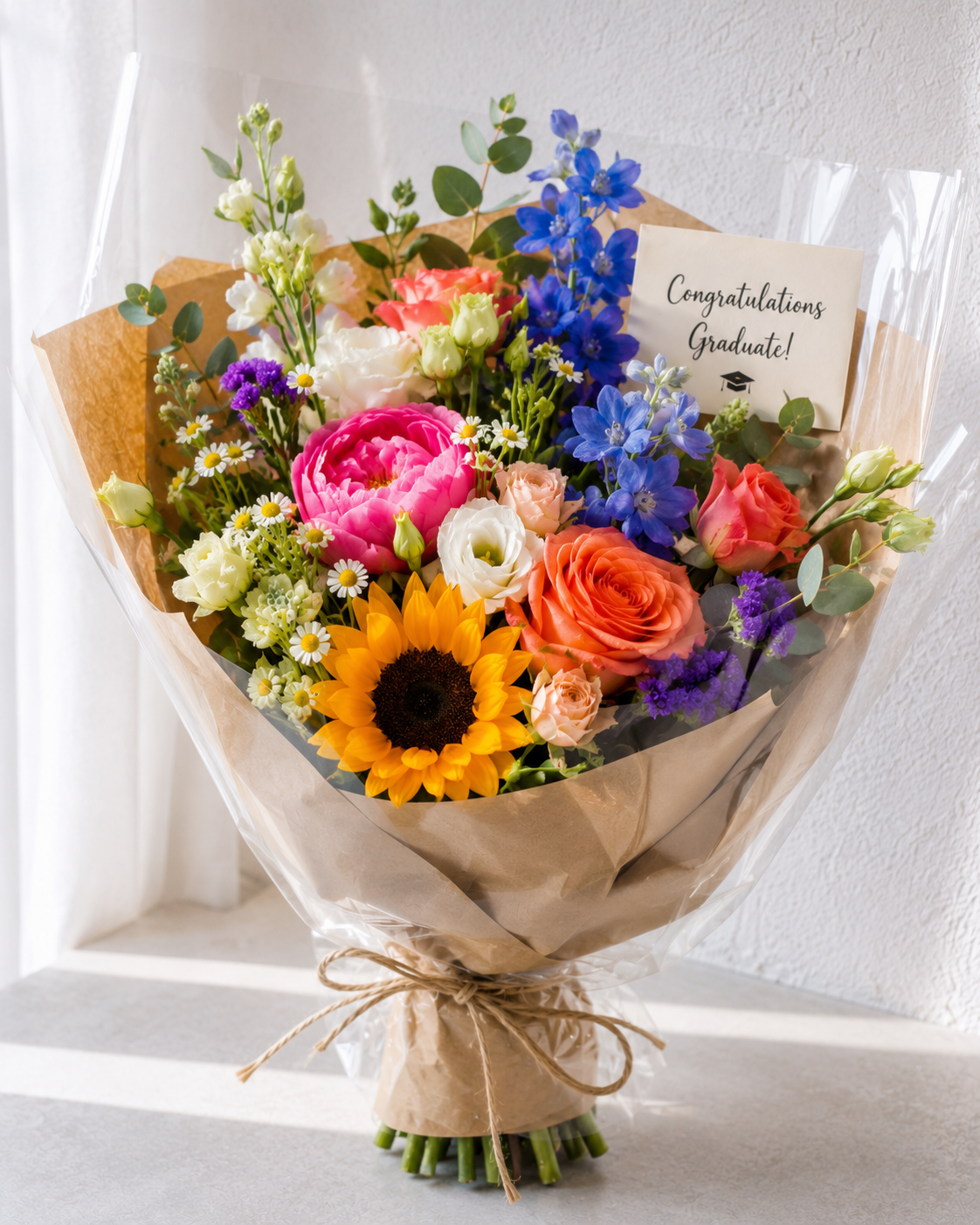 Bold and Bright Graduation Bouquet