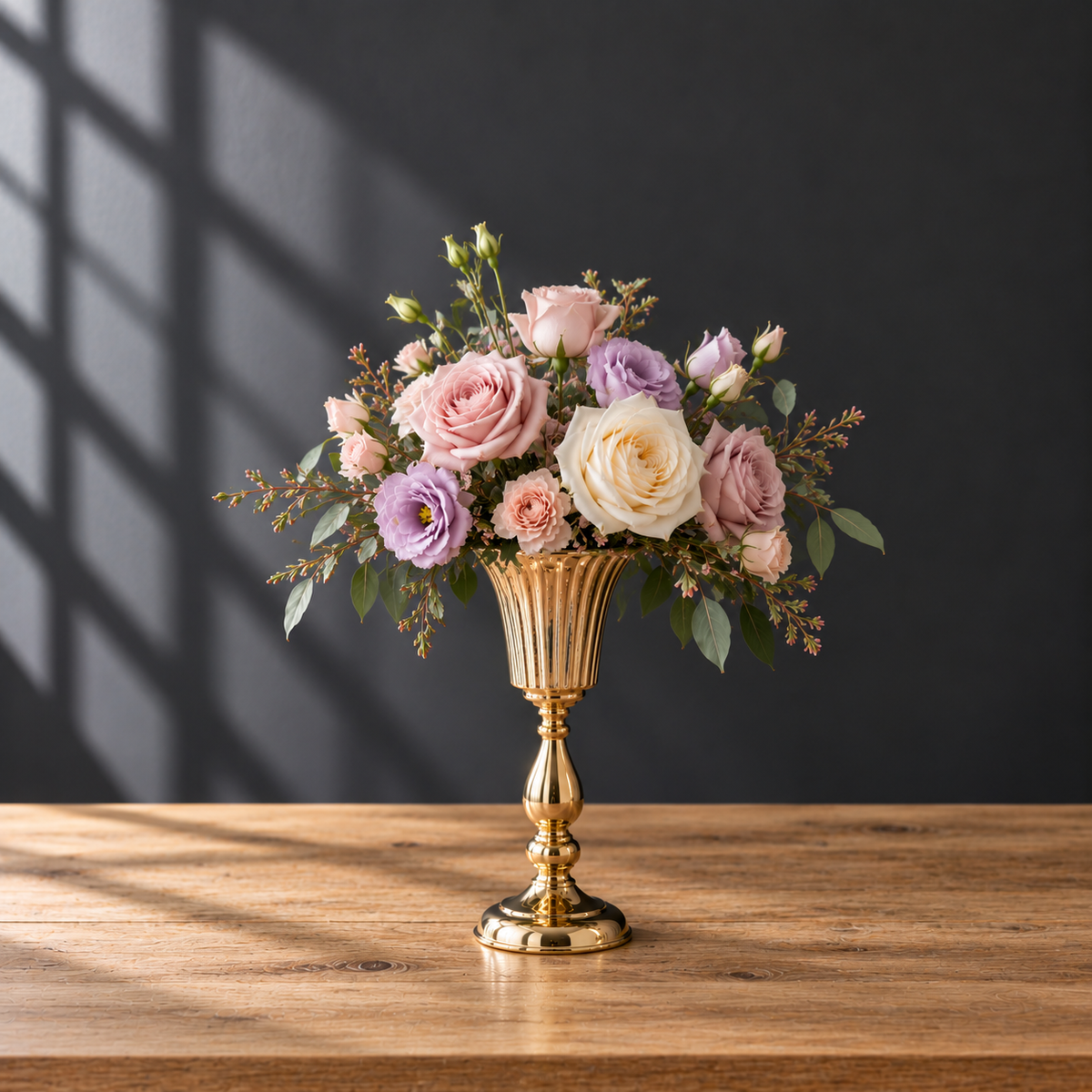 Gold Trumpet Centerpiece