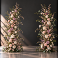 Ground Arch – Symmetrical Floral Pillars