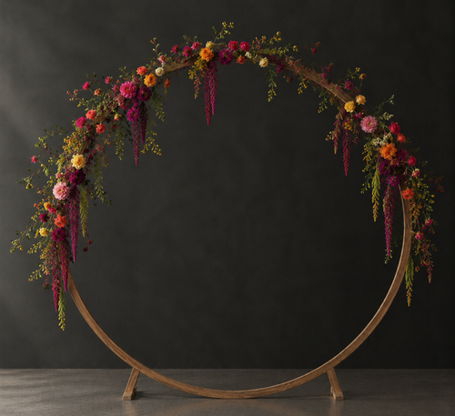 Arch Florals - Halo Circle - Delicate Crown