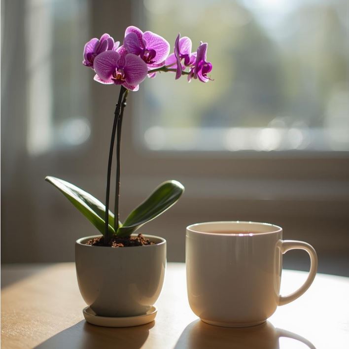 Orchid and Herbal Tea Care Package