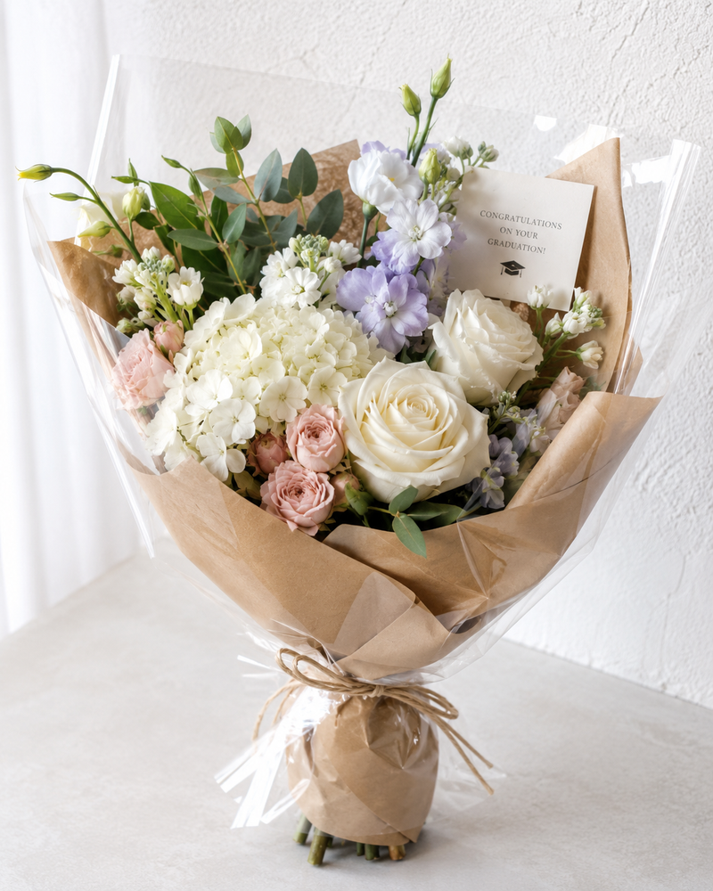 Soft and Elegant Graduation Bouquet