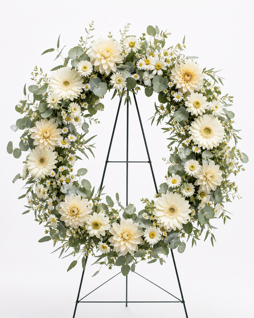 Soft and Elegant Open Wreath