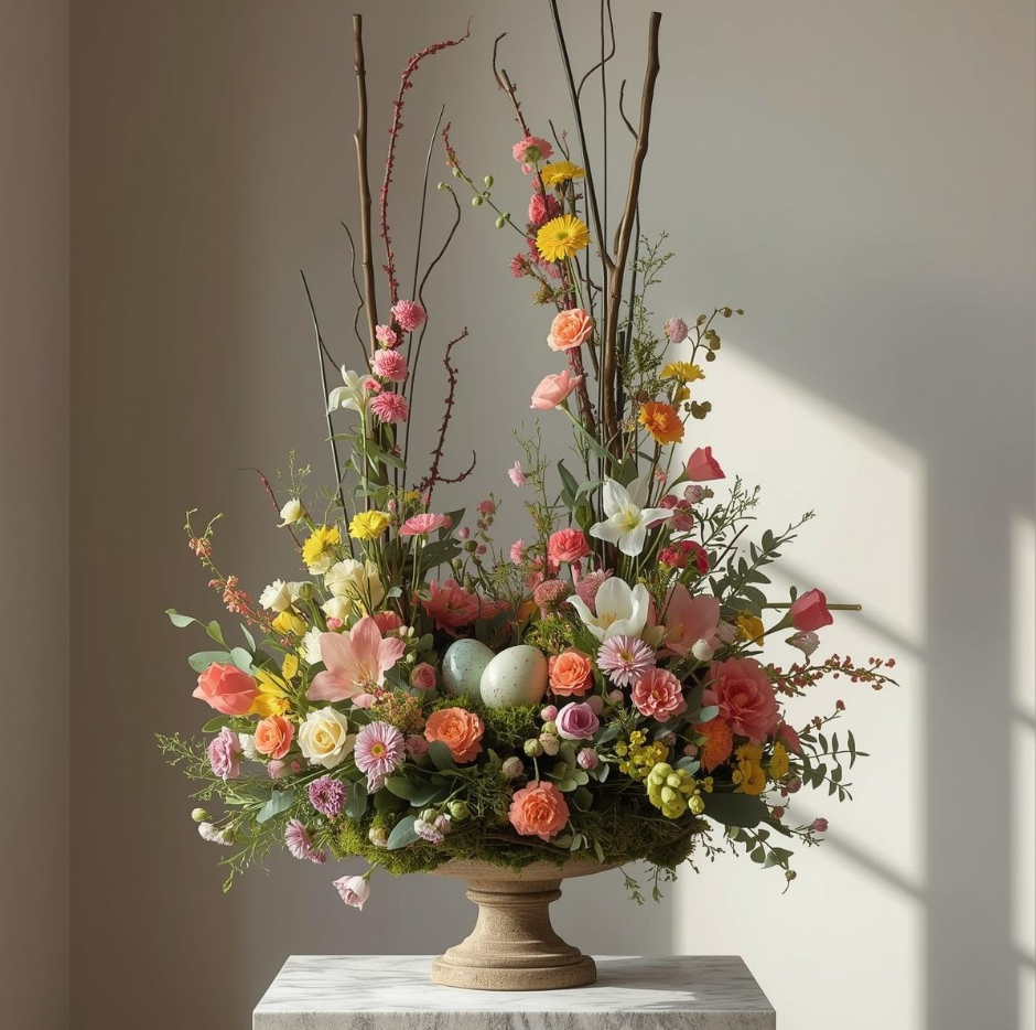The Radiant Garden – Luxury Designer Spring Floral Arrangement