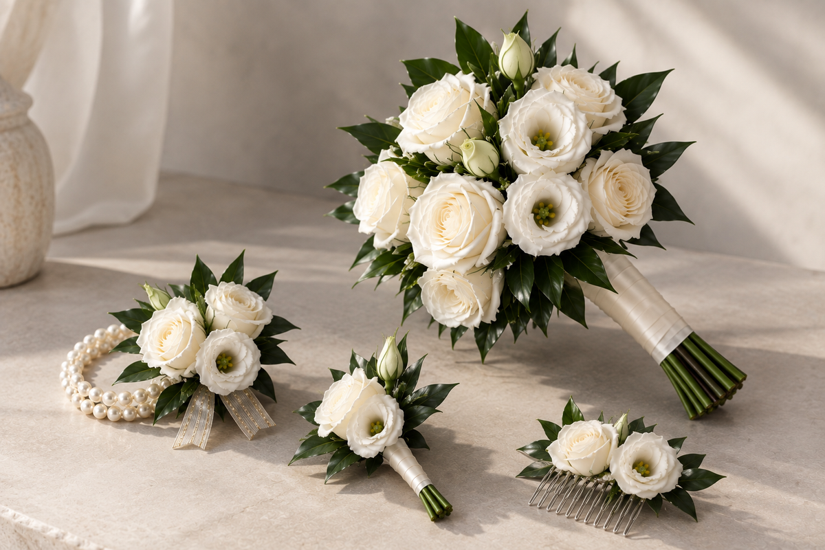 Traditional White Personal Florals - Wedding, Prom, Homecoming, Dances, Events