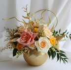 Razzle dazzle celebration bouquet with colorful flowers and sparkle accents