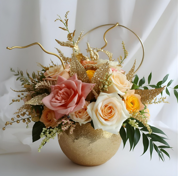 Razzle Dazzle - Celebration Flowers - Festive Bouquet with Glitter