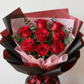 Luscious Love Wrapped Red Rose Bouquet