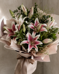 Lily Luxe - Bouquet with Stargazer Lilies