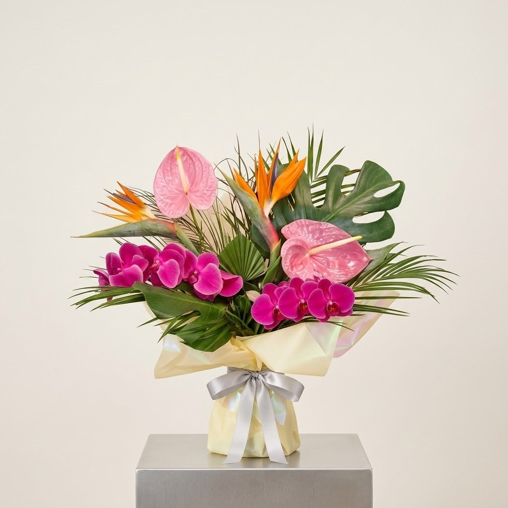 Luxury Tropical Wrapped Bouquet