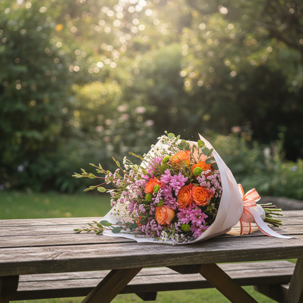 Mixed Seasonal Bouquets - Elegantly Wrapped Fresh Blooms