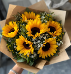Bright sunflower arrangement cheerful yellow bouquet Nevada delivery